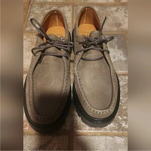 Madewell Gray Leather Loafers